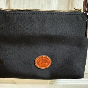 Dooney Nylon Pouch Pouchette Crossbody Black PERFECT